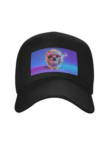 1 pieza Gorra de béisbol personalizada, Gorra con foto personalizada, Imagen/Texto/Logo personalizable, Unisex, Gorra de béisbol con logo personalizable para hombres y mujeres, 5 colores: Negro/Azul/Rosa/Rojo/Blanco. - Negro - Ver 6