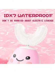 1 Bàn chải đánh răng điện hình chữ S kèm 1 đầu bàn chải (dung lượng pin: 150mAh), 5 chế độ, làm sạch tự động 360°, rung nhẹ, họa tiết khủng long hoạt hình, thiết kế chống nước IPX7, giúp giờ tắm thêm vui vẻ và bảo vệ nướu, món quà lý tưởng cho sinh nhật, ngày lễ, Giáng sinh. - Nhiều màu - Xem 4