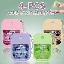 AIR FUSION 1/2/4 Bottles Of Concentrated Spray Moisturizing Hand , Containing Sweet Guava, Purple Orchid, Black Plum, Cucumber Flavor, Travel Suits (4 Sets), Portable Hand  Travel Suits (1.2 Ounces/Piece) 35ml, Each Set Contains 500 Times Of Spray - 4混合 - 查看 2