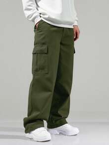 2pcs/Set Tween Boy Fashionable Casual Cargo Pants, Lightweight Outdoor Sports Trousers For Spring, Summer & Autumn - Multicolor - View 3