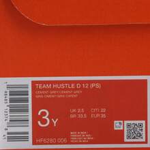 Nike Toddler TEAM HUSTLE D 12 (PS) Basketball Shoes, Mid-Top Wedge Sneakers HF6280-006