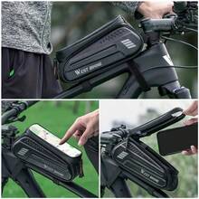Large Capacity Bicycle Handlebar Bag - High Strength Nylon And EVA Structure, With Zipper Storage Space, Can Accommodate 7-Inch Phones, 7-Inch Tablets, Tools - Compatible With Road Bikes And Mountain Bikes, With Safety Zipper Seal