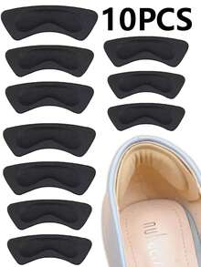 10 miếng lót gót chân mềm mại và thoải mái, chống ma sát, chống trượt gót chân, dành cho giày nữ, giày thể thao nam, giày mùa đông - Màu be - Xem 9