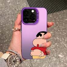 Cute Crayon Shin-Chan Phone Case Compatible With Samsung Galaxy S25 S24 S23 S22 S21 Ultra Plus FE A56 A55 A54 A53 A36 A35 A34 A33 A16, Case Compatible With 17 Pro Max, Case 17 Pro, Case 17, Case 16 Pro Max - SC05-BA-M0510 - 查看 6