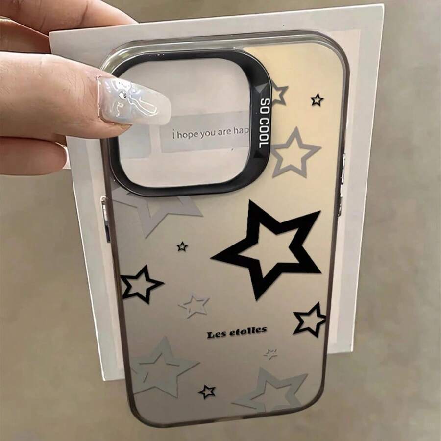 Matte Anti-Fall Cover Star Pattern Case Applies To I P H One XR 11 12 13 14 15 16 PRO MAX 14 15 16 PLUS A04 A05 A12 A14 A15 A32 A35 A52 A55 A72 Redmi A3 10C 12C 13C 14C Poco X5 X6 Pro Note 11 12 13 - J1 - Xem 1