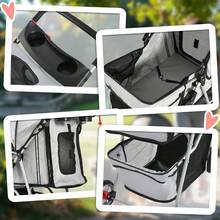 PawHut Dog Stroller, Dog And Cat Cart, Multicolor (Gray) - 灰色 - View 2