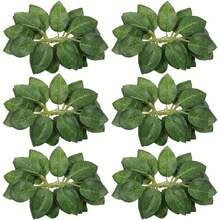 10/15/20/25/30/50/80/100 piezas Hojas de rosa artificiales con tallos verdes, adecuadas para ramos de boda DIY, centros de mesa, decoraciones de fiesta, coronas de rosas, guirnaldas, regalos para el Día de San Valentín, cumpleaños, graduación y talla grande - Verde - Ver 13