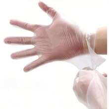 100 Pairs Of Disposable Transparent Gloves, Convenient To Wear Practical Gloves, Suitable For Kitchen, Cleaning, Pet Care, And Protecting Hands From Stains - Trong suốt - Xem 8