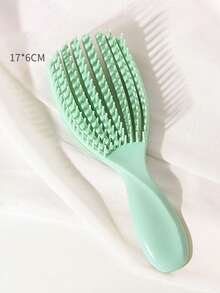 1/2 piezas Peine de mujer con diseño de pulpo, adecuado para cabello húmedo o seco, cabello largo liso, cabello rizado grueso, cepillo para cabello enredado, peine de concha, grabado y brillante, peine de estilo esponjoso y suave, antiestático y no dañino para el cabello, masajea el cuero cabelludo - Multicolor - Ver 14