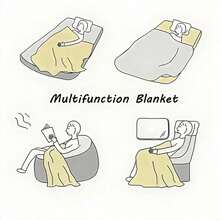 Colby Brock Throw Blanket 'S Blankets Sofas Of Decoration Comforter Moving Blankets - 黑色 - 查看 3