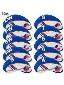 Sleek Fresh Blue Iron Putter Head Cover - Premium Durable Protective Gear | Ideal For Young Golf Enthusiasts & Daily Practical Players - Blue - View 8