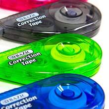 BAZIC Correction Tape 5 Mm X 236" Mini Instant Corrections Easy To Use Applicator Tapes Roller White Out For Office School And Home 1 Unit Random Color - As Pic - View 4