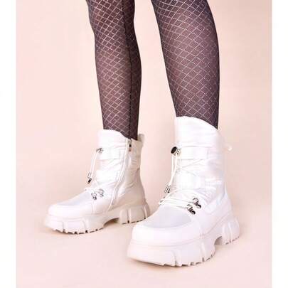 Modne, grube, śniegowce damskie, uniwersalne na zimę