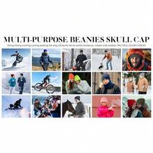 Beanies For Men Women 2 Pack Fall Winter Men's Hats Unisex Warm Knit Skullies Beanies Soft Ski Caps,Green - 綠色的 - 查看 8