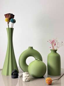 Jarrón de estilo bohemio, adecuado para flores secas y arreglos florales, ideal para la decoración del hogar, la exhibición del pasillo, la decoración del escritorio de la oficina y la decoración del gabinete, lo que lo convierte en un regalo perfecto para las vacaciones. - Multicolor - Ver 8