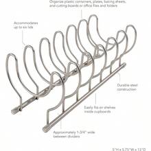 Spectrum Diversified 28678 Euro Lid Organizer Satin Nickel - Nquelsatinado - Ver 2