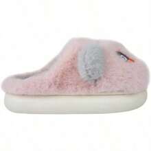 VIVIS SHOES KIDS Pantufla de Textil Para Niña Slip-on de Punta Redonda para Otoño Diseño de Peluche de Panda Color Rosa - 230 centímetros - Ver 1