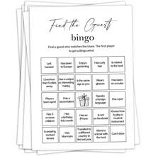 Birthday Party Game, "Find The Guest" Bingo Game, Guest Card Set, Fun Birthday Game Suitable For Teenagers And Adults - Multicolor - View 1