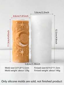 قالب شمع سيليكون بأشكال أجرام سماوية، مناسب لإعداد التأمل، هدايا رأس السنة، حفلات ذات موضوع شتوي. سهل التنظيف وإعادة الاستخدام. قالب متعدد الاستخدامات لصنع الشموع اليدوية، والفن الجصي، والصابون، والطين. مثالي لديكور المنزل، والإقامة بالنمط الإسكندنافي، وغرفة المعيشة، والحمام، والفعاليات الخارجية - أبيض - مشاهدة 18