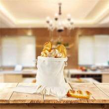 Linen Breads Bags, 2 Pack Reusable Natural Unbleached Linen Breads Storage Bags Drawstring Breads Bag Homemade Bread, Sourdough Bread, 11x 15 Inch. - ban đầu - Xem 5