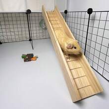 1pc Random Color & Style Wooden Hamster Ladder, Slide, Toy For Hamster And Small Pet Accessories - View 10