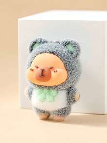 Cartoon Capybara süße Dekofigur für den Schreibtisch (Innenmaterial weiches Gummi, nicht Plüsch gefüllt) - Verschiedenfarbig - Übersicht 5