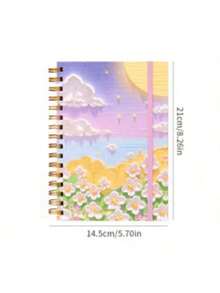 批发加厚线圈A5高颜值ins风学生笔记本硬皮活页日记本 - 彩色 - 查看 17