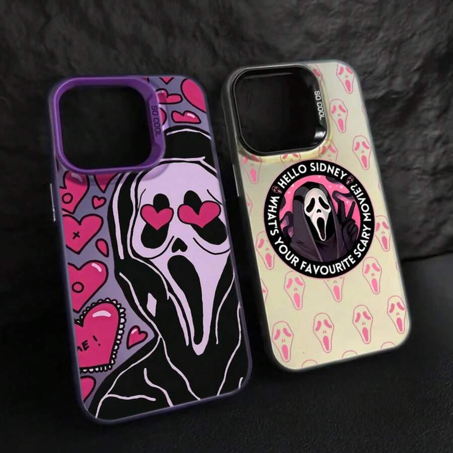 Funda de Teléfono de Película de Terror Caliente para Phone17 Promax 16 Promax/16 Plus/16 Pro/16, 15/14/13/12/11 Cubierta Trasera Mate - CYB-7GCY0219G4 - Ver 1