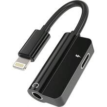 Headphone Adapter Compatible With To 3.5mm AUX Audio Jack And Dongle Earphone Splitter Compatible 11 12 Converter Power Charging Connector MFI Certified - 最初的 - 查看 1