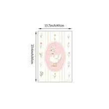 1幅可爱小鸭墙画，复古农舍风格，粉色花卉印花帆布画，迷人动物海报，甜美别致的装饰画，适合婴儿房、儿童房或厨房，送给她的礼物，可选无框或有框。 - 彩色 - 查看 13