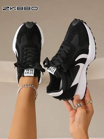 ZKBBO 여성 캐주얼 스포츠 신발, 다용도 패션 워킹화, 피트니스, 조깅, 테니스 모든 시즌을 위한 편안한 크로스 트레이닝 스니커즈