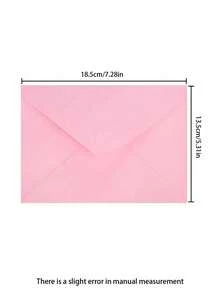 10pcs Envelope, Vintage Envelope, 18.5x13.5cm (7.28x5.31in) Blank Paper Small Object Storage, V-Shaped Seal, Suitable For Marriage Proposals, Birthdays, Graduates, Greeting Cards, Invitations - Suitable For All Kinds Of Festivals, Multiple Colors
