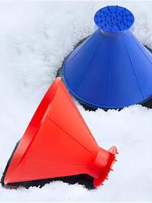 汽车挡风玻璃雨刮器、冰铲、多功能雪铲、魔锥形轻便塑料雪铲、刮雪器、挡风玻璃刮冰器、汽车除雪工具、冰铲、雪刷、汽车除雪配件、冬季汽车护理