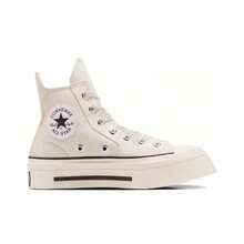 Converse Chuck 70 簡約 耐磨透氣 高筒 帆布鞋 男女同款 白色 - 白色 - 查看 3