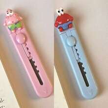 SPONGEBOB 海绵宝宝多功能刀，迷你可爱工艺刀，便携式包装纸切割刀