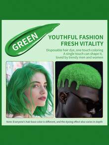 Elikana Men's Temporary Hair Wax Set - Colored Hair Wax, Hair Styling Wax, Hair Gel - Changes Hair Color - Styling Tool Kit - Beard Dye - Bright Blue, Green, Yellow, Easy To Wash, Bold Styling, Suitable For Theme Parties, Valentine's Day Gifts, New Year Gifts