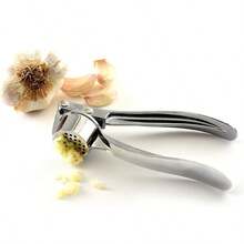 Premium Aluminum Alloy Multi-Functional Kitchen Tool - 3-In-1 Heavy Duty Garlic Press Nut Cracker And Bottle Opener Combo - Professional Grade Cooking Utensil For Efficient Food Preparation - Ergonomic Design With Non-Slip Handle For Comfortable Use - High Leverage Mechanism Ensures Easy Crushing And Cracking - Durable Coating For Long-Lasting Performance - Easy To Clean Dishwasher Compatible Construction - Ideal For Home Kitchen And Commercial Use - Suitable For Garlic Ginger Nuts And Seeds - Versatile Tool Saves Storage Space - Made From Quality Aluminum Alloy Material - Perfect For Daily Cooking Needs - Great Gift For Cooking Enthusiasts - 銀色 - 查看 2