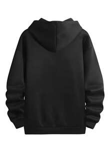Men's Vintage 1952 Retro Oversized Hooded Sweatshirt - Big & Tall Loose Fit Hoodie With Bold 1952 Print, Non-Stretch Fabric & Pocket - All-Season Casual Wear, Gym, Everyday (Washable) - 1950s Inspired Clothing WVBC - 預設 - 查看 2