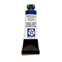 DANIEL SMITH 284600043 Daniel Smith Extra Fine Watercolor 15ml Paint Tube, Indanthrone Blue 0.5 Fl Oz (Pack Of 1),IndanthroneBlue - IndanthroneBlue - 查看 1