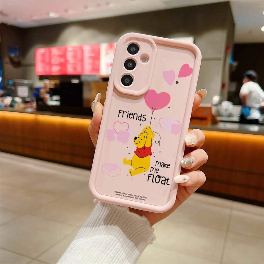 Miniso Disney's Winnie The Pooh Is Sitting Down, Holding The String Of A Balloon,For Samsung Galaxy S25 Ultra/S25 Plus/S25/Galaxy S24 Ultra/S24/S24 Plus/S24 FE/S23 FE/S23 Ultra/S23 Plus/S23/S22Ultra/S22/S22 Plus/S21 Ultra/S21 Plus/S21 FE/S21/A13/A14/A15/A16/A17/A33/A34/A35/A36/A52/A53/A54/Galaxy Note20Ultra,Galaxy S25 Ultra Case Plus Stocking Stuffers,The Girlfriend,The Chosen,Early Fall Fashion. - 粉色 - 查看 1