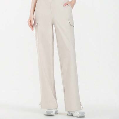 CAMEL CROWN 女士工装裤，防水防风，抓绒内衬，保暖，适合户外徒步、露营、运动、休闲穿着，防风裤，秋冬季