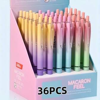 6支0.7毫米蓝色软握圆珠笔，适合学习和办公使用