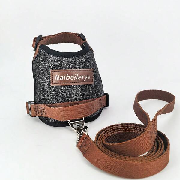 Full Coverage Dog Leash, Summer Vest Style Pet Harness, Breathable Dog Leash For Medium & Small Dogs, Corgi, Pomeranian, Outdoor Walking Leash, Adjustable Chest Girth Vest Style Dog Harness For Teddy, Chihuahua