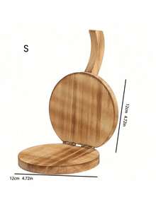 1个带手柄的木制面团压模，不粘汉堡肉饼制作器，家用厨房适用