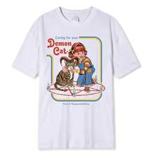 Horror Comic Series Sell Your Soul Economics For Children Men Tshirts T Shirts Loose Tee Clothing Street T-Shirt - 8 - 查看 13