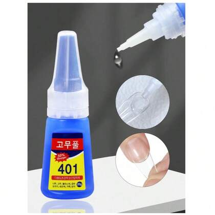 6pcs 20g Super Strong Nail Glue For False Nails, Soft Nail Tips Gel Quick Drying,Suitable For Nail Art Beginners Adhesive Gel.Halloween Gift