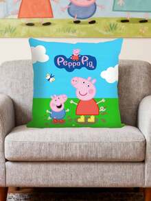 Peppa Pig Throw Pillow, George Cartoon Peripheral, Cute Doll Cushion, Birthday Gift, Pillowcase Detachable And Washable - Multicolor - View 13