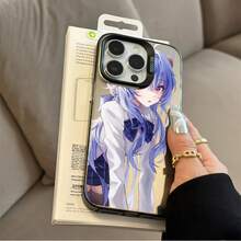 Funda de teléfono con patrón de chica anime para iPhone 16, linda 16PROMAX, única 15PRO, hermosa 16PLUS, de alta calidad 13PROMAX para hombres, 14PROMAX para mujeres, fundas de teléfono 14PRO, 12PRO de moda, 14 creatividad, 11 estética, 16PRO TPU engrosado, 13PRO simple pero única, XR con acabado mate, funda de teléfono XSMAX anti-golpes y resistente a caídas 15PLUS/14PLUS/XS/15/13/12/16/12PROMAX/11PRO/15PROMAX/11PROMAX - Blanco - Ver 11