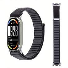 适用于小米手环10/9/8的尼龙运动表带，柔软可调节透气，男女通用，智能手表表带替换装 - Mi Band 10/9/8 - 查看 14