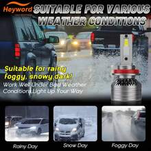 2Pcs H7 H4 Led Car Headlight Bulbs Canbus H1 160W 60000LM H11 H9 Led Lamp HB3 9005 HB4 9006 LED 6000K 12v 24v Fog Lights - DF - 查看 3